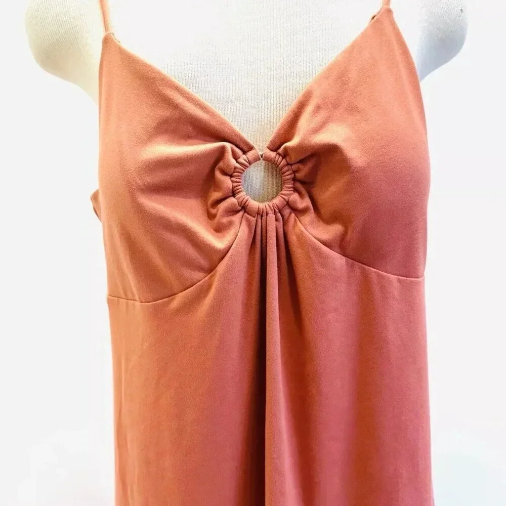 NWT SO GOODS FOR LIFE Juniors Sleeveless Keyhole V-Neck Mini Dress Extra Large - Picture 3 of 10